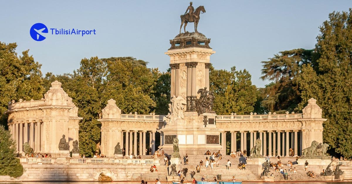Madrid city center in Spain